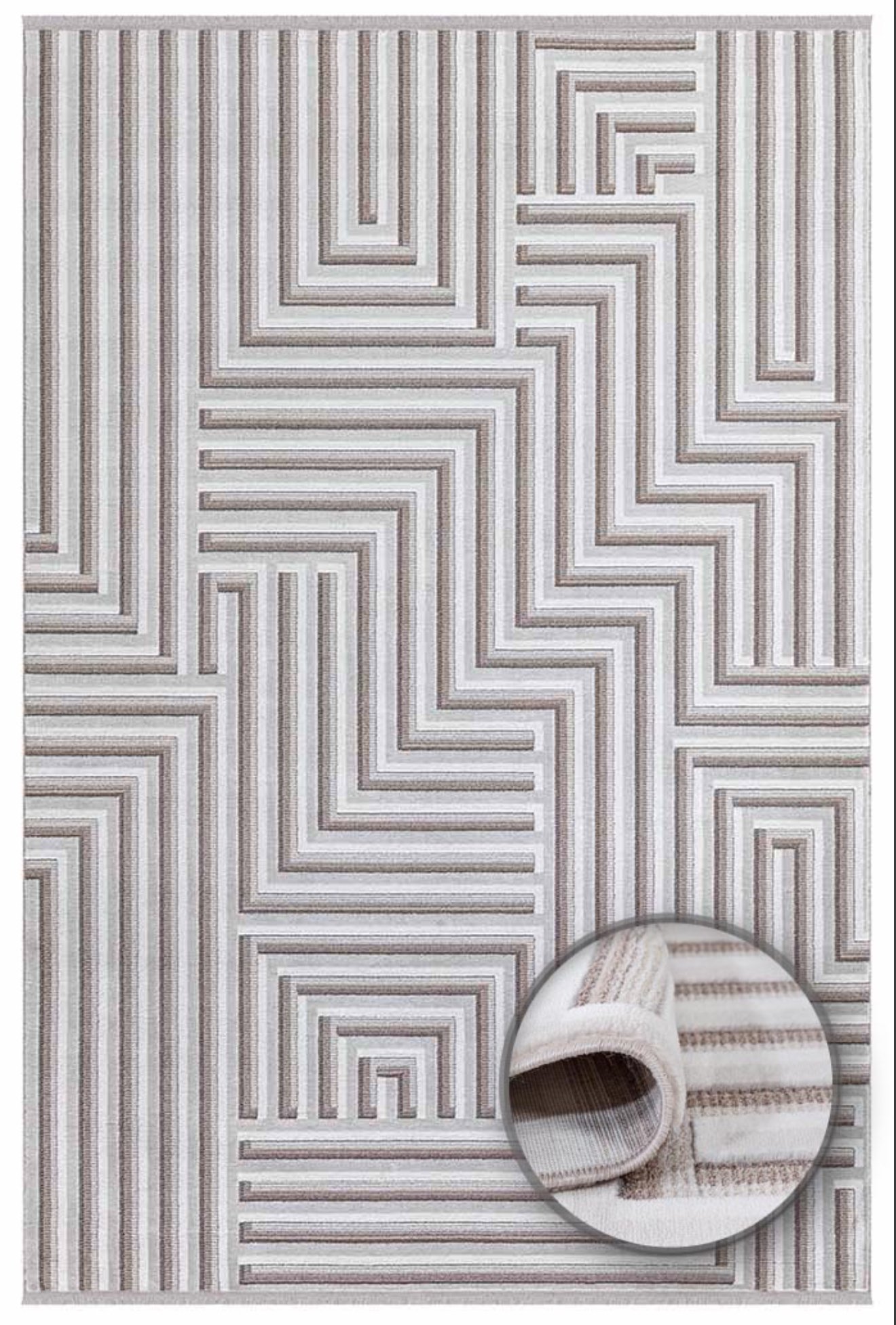 İpek mekik halı Dalida 3203A