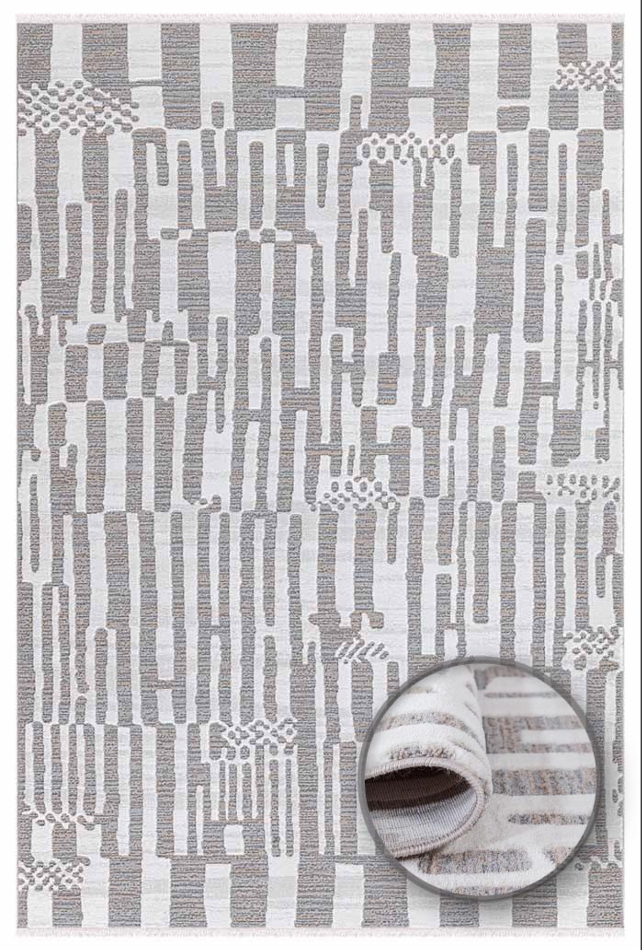 İpek mekik halı Dalida 3217A