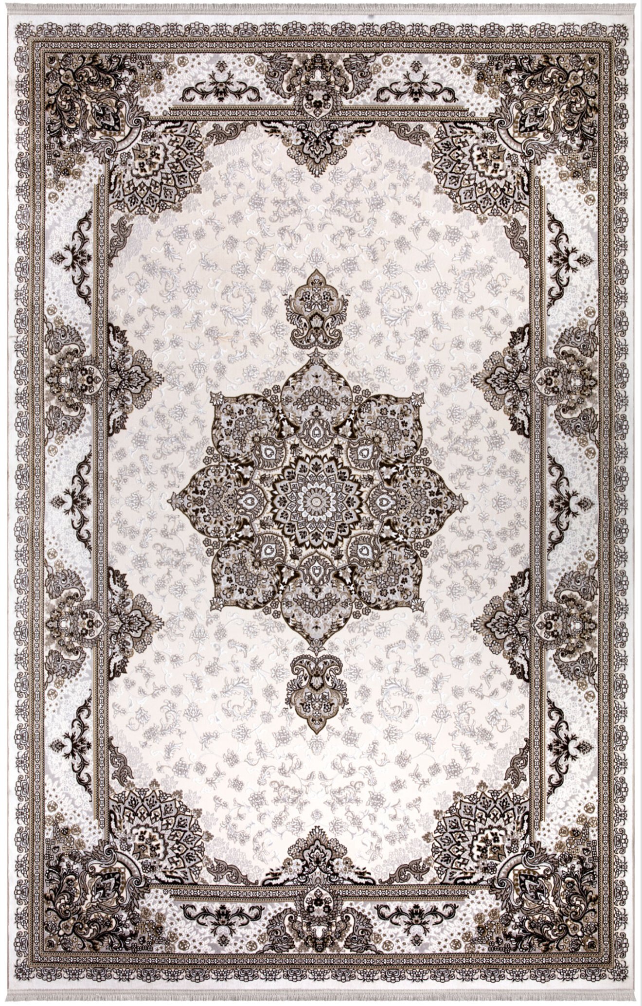 İpek mekik halı Sedefkar 16518