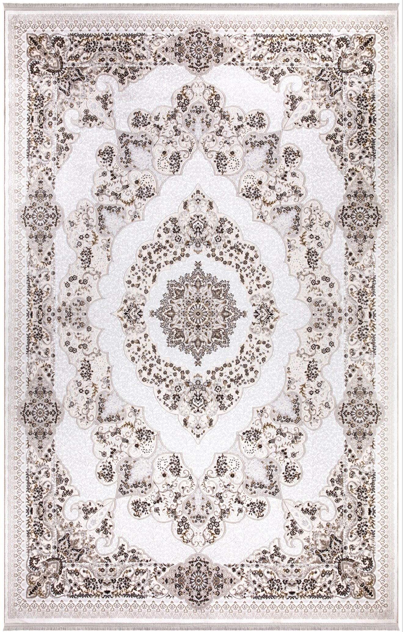 İpek mekik halı Sedefkar 16519