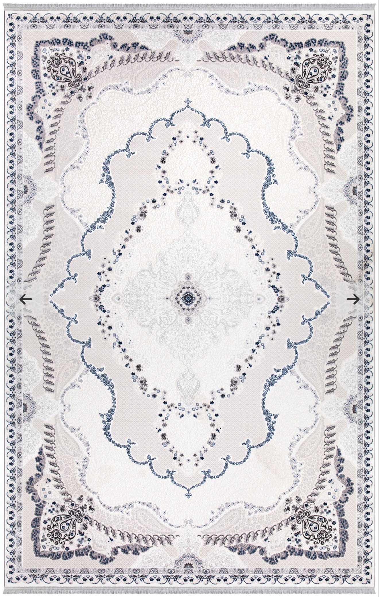 İpek mekik halı Sedefkar 16576