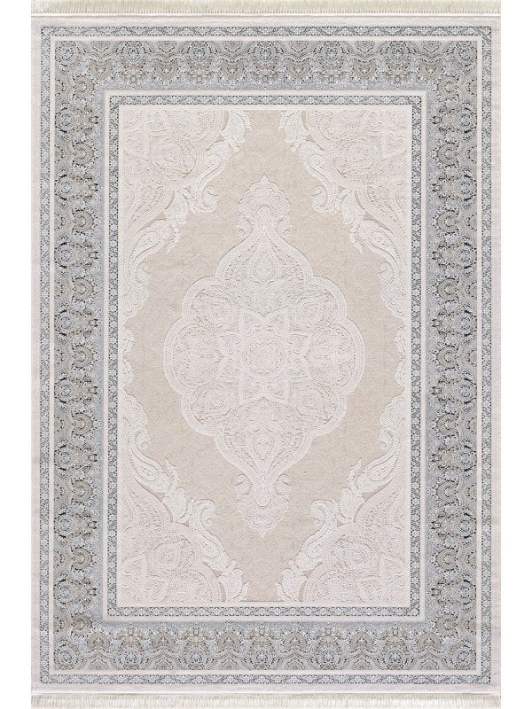 DIORA HALI SHİMAL 9072C Krem/Mavi