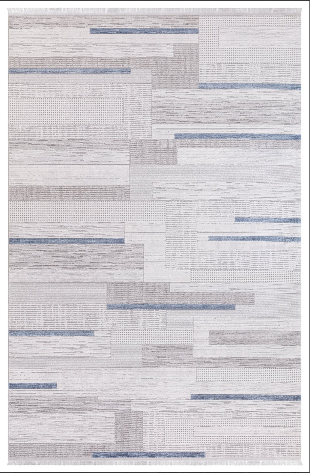 İpek mekik halı safarin serisi 7654A modern salon halısı